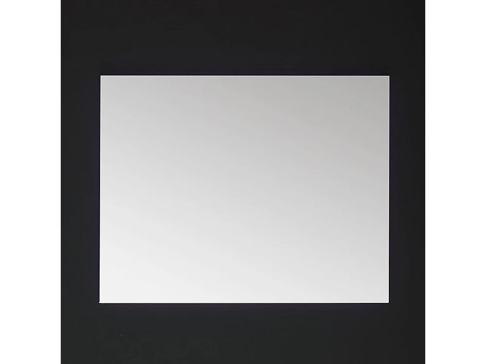 Miroir De Salle De Bains 90X70 Cm Éclairage À Leds