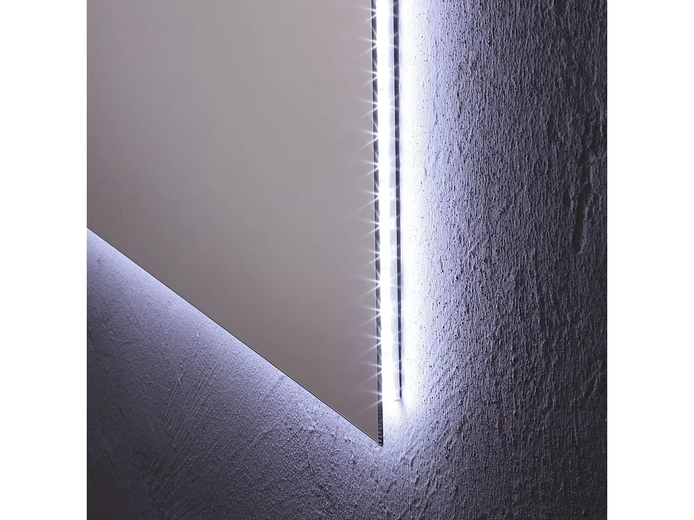 Miroir De Salle De Bain 120X70 Cm Avec Rétro-Éclairage À Leds