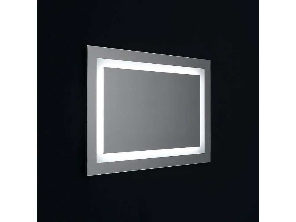 Miroir Pour Salle De Bain 90X60 Avec Led Réversible + Allumage Touch