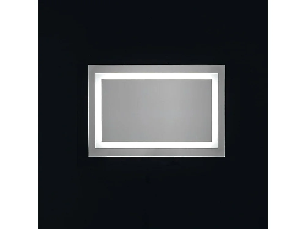 Miroir Pour Salle De Bain 90X60 Avec Led Réversible + Allumage Touch