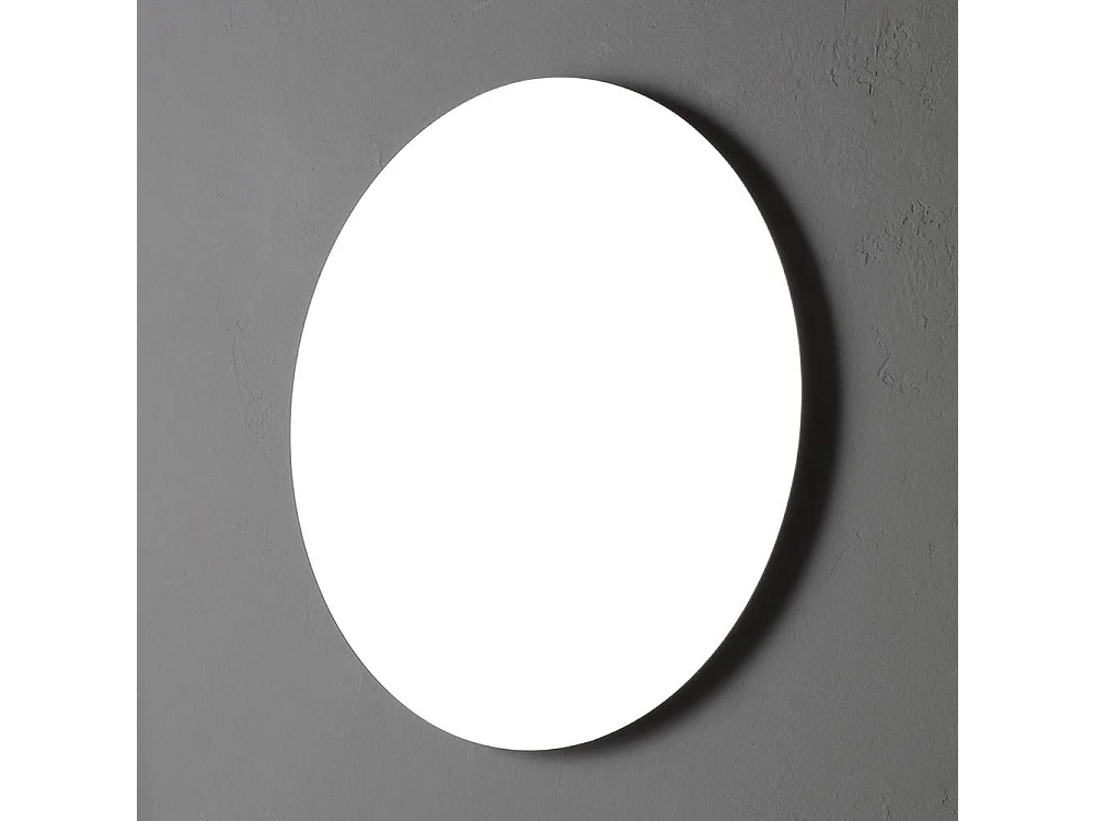 Miroir Pour Salle De Bain De Design Rond Diam 70 Cm Avec Bords Polis Brillant