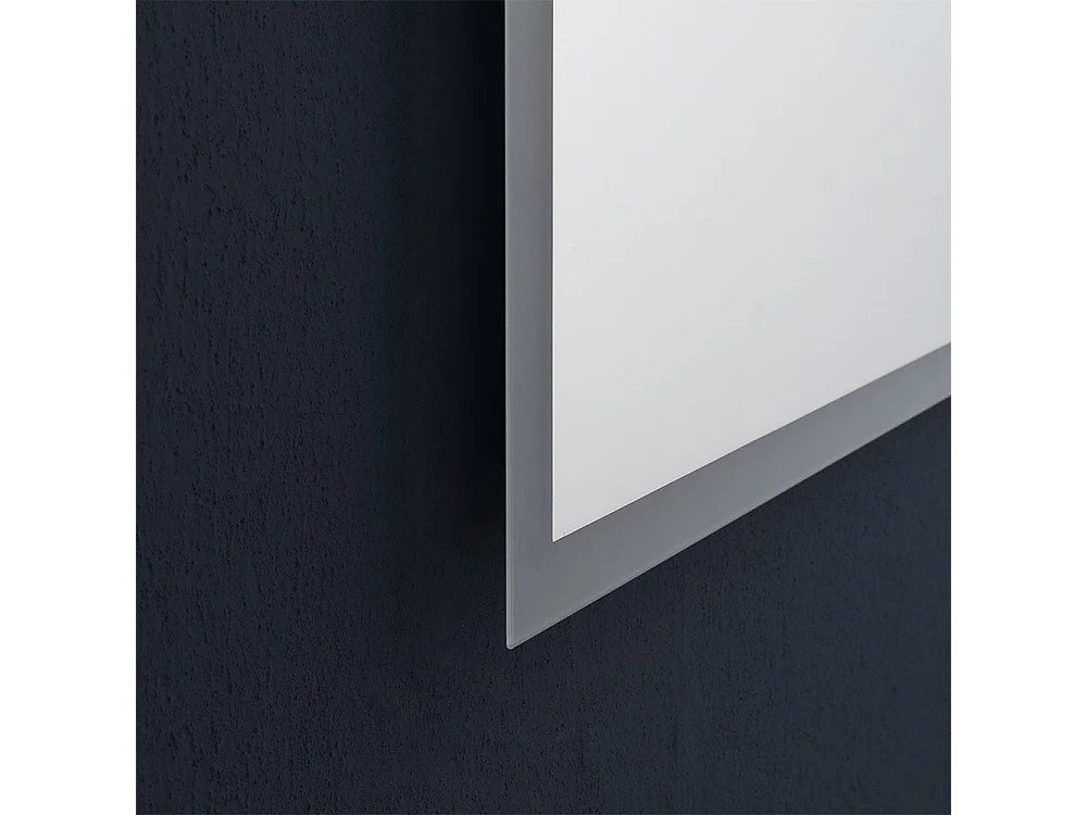 Miroir Avec Cadre Rétroéclairé Avec Led 80X60 Cm Réversible