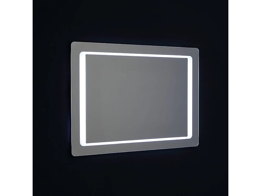 Miroir 100X70 De Salle De Bain Rétroéclairé Avec Led Réversible