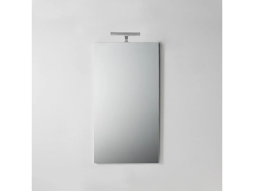Miroir De Salle De Bain Simple Avec Éclairage De 45 Cm X 90 Cm