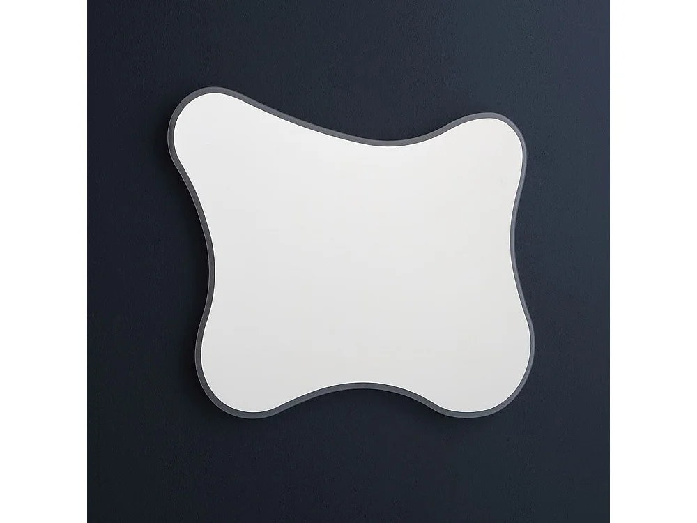 Miroir 100X75 Avec Cadre Retro-Éclairé Avec Led Réversible