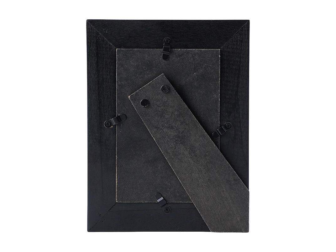 Cadre Photo Haiku en pin noir 10x15 - Noir