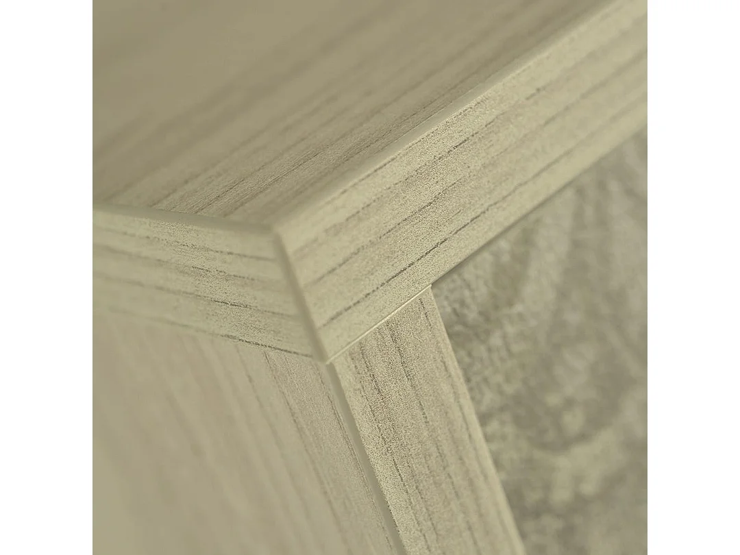 Meuble À Chaussures En Bois D'orme Avec 4 Portes Décorées