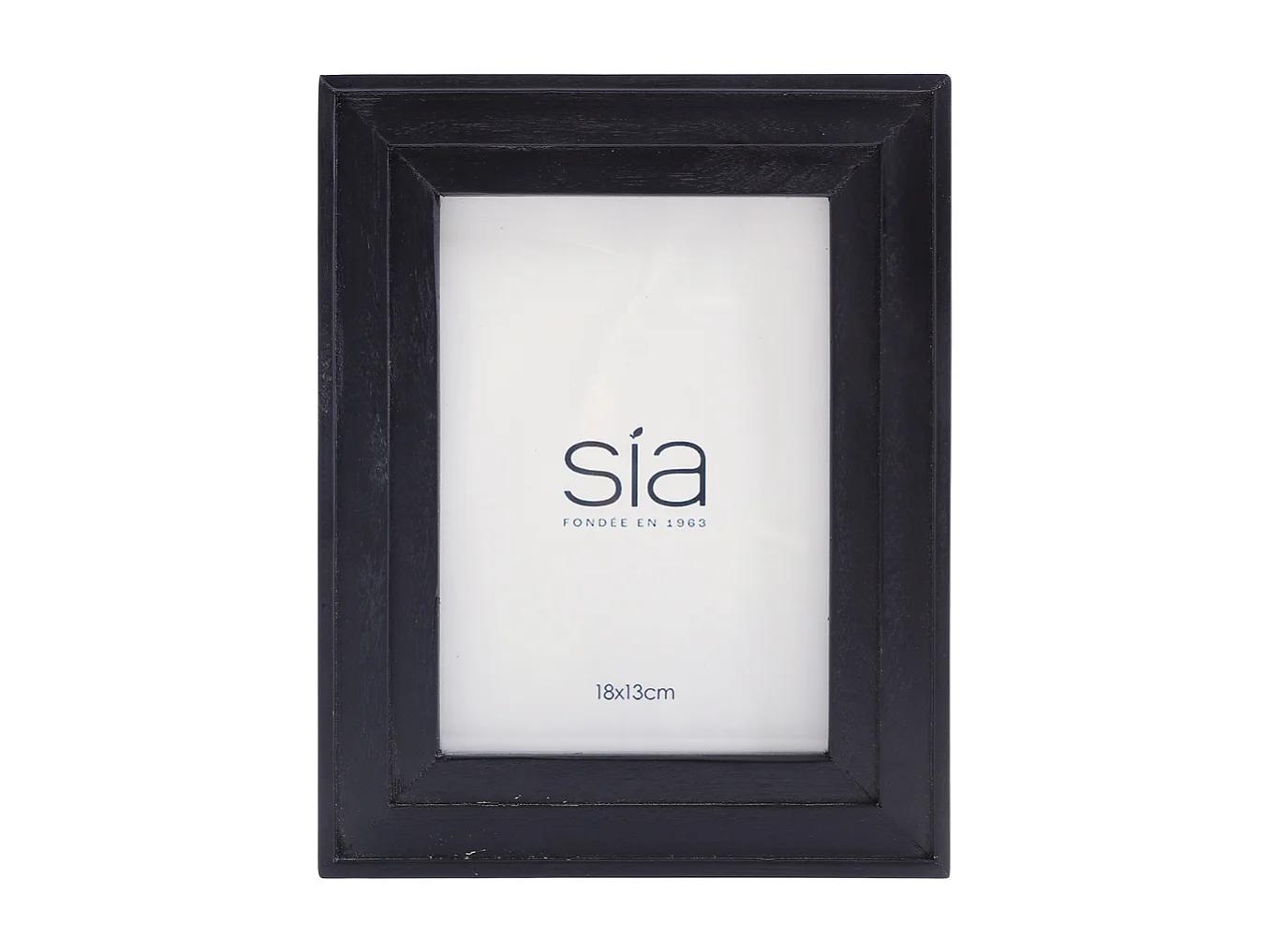 Cadre Photo Haiku en pin noir 13x18 - Noir