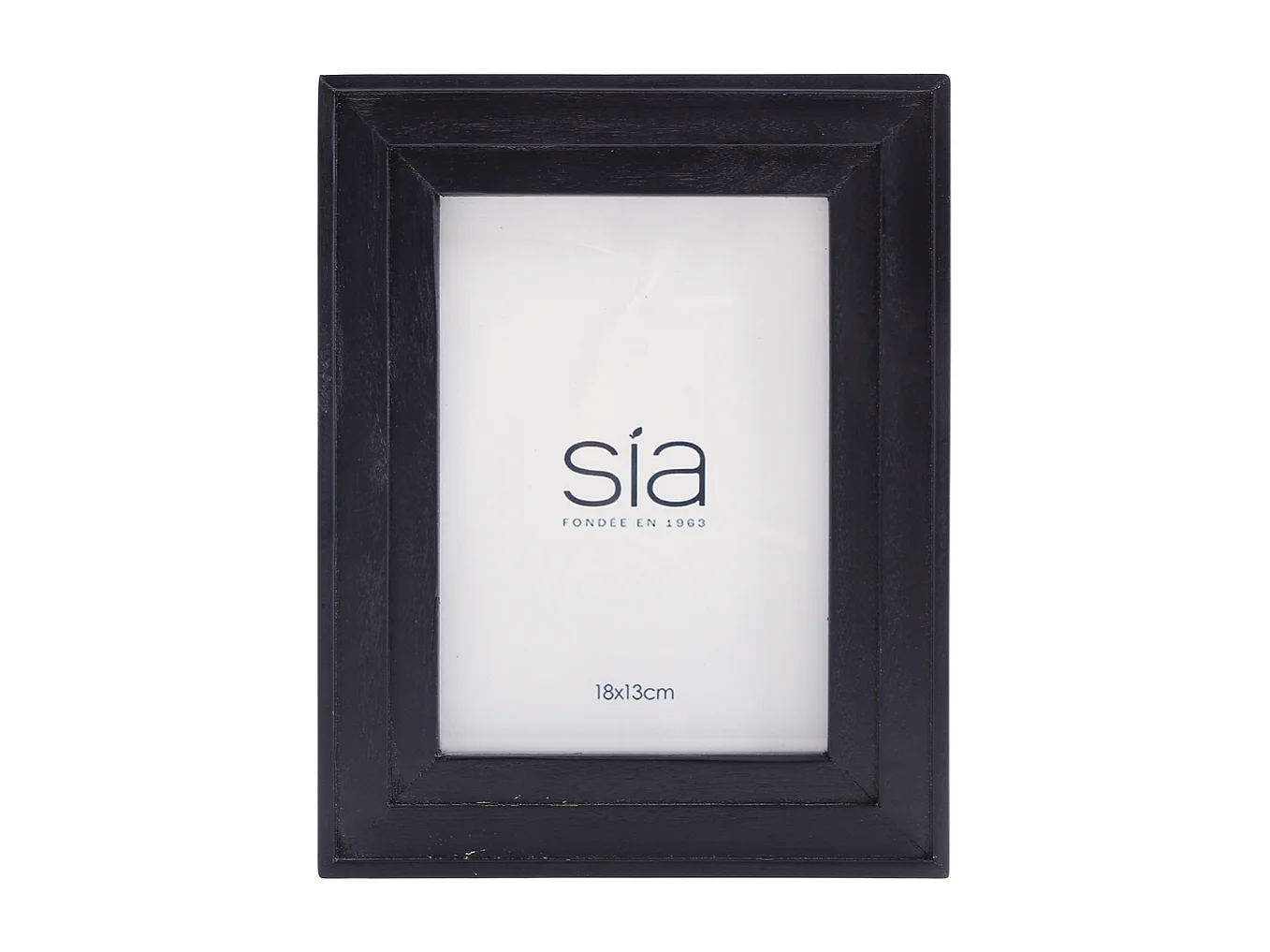 Cadre Photo Haiku en pin noir 13x18 - Noir