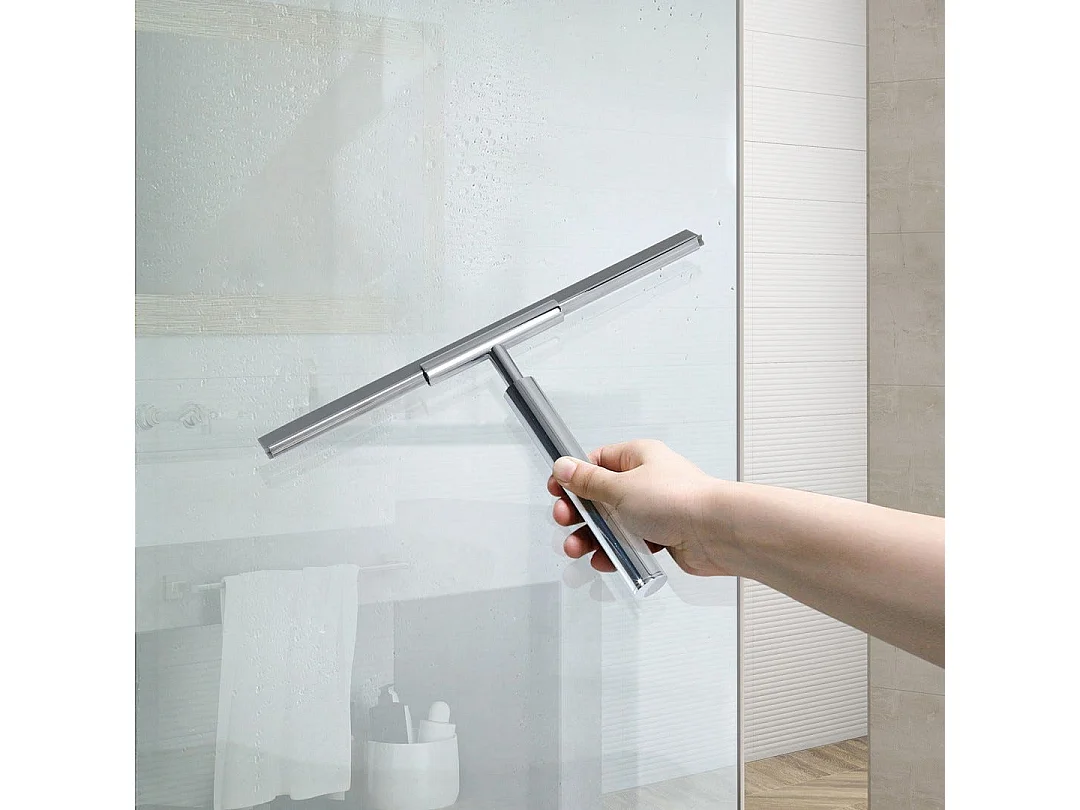 Raclette Pour Cabine De Douche En Laiton Chromé | Orchidea