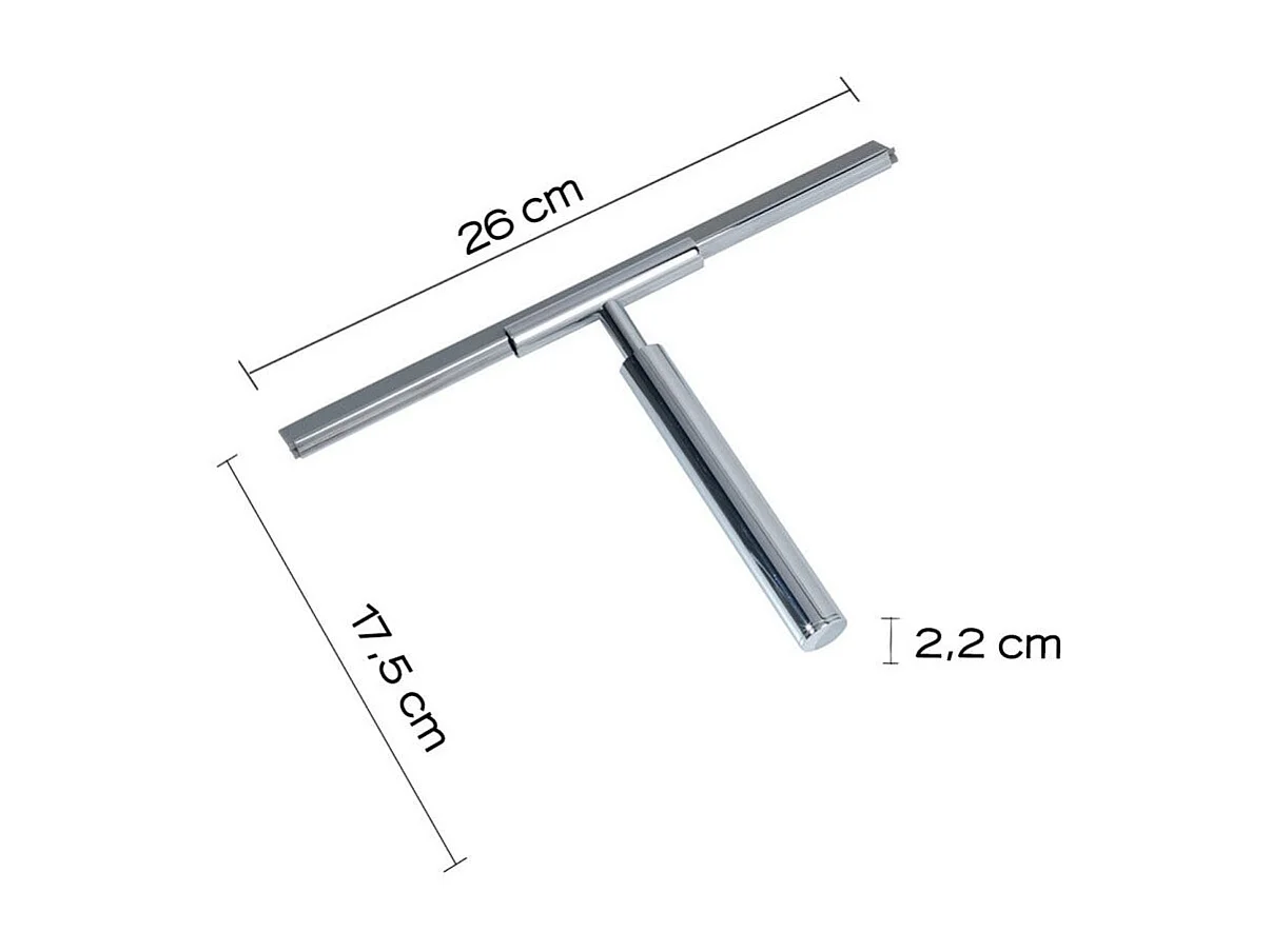 Raclette Pour Cabine De Douche En Laiton Chromé | Orchidea