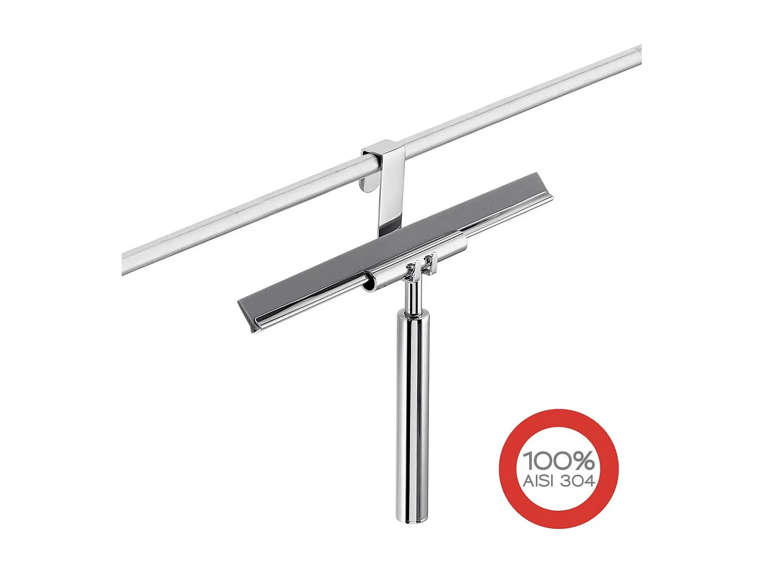 Raclette Pour Cabine De Douche En Laiton Chromé | Orchidea