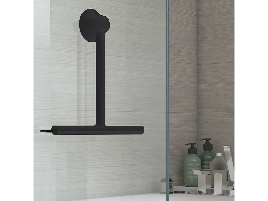 Essuie-Glace Noir Mat Avec Fixation Par Ventouse | Sandalo