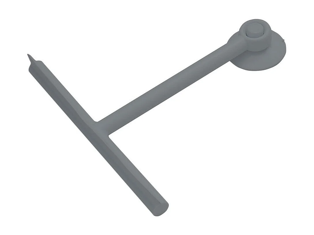 Essuie-Glace De Douche Avec Fixation Par Ventouse Gris | Sandalo