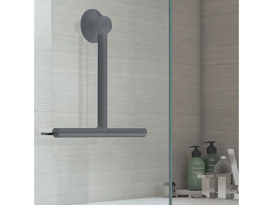 Essuie-Glace De Douche Avec Fixation Par Ventouse Gris | Sandalo