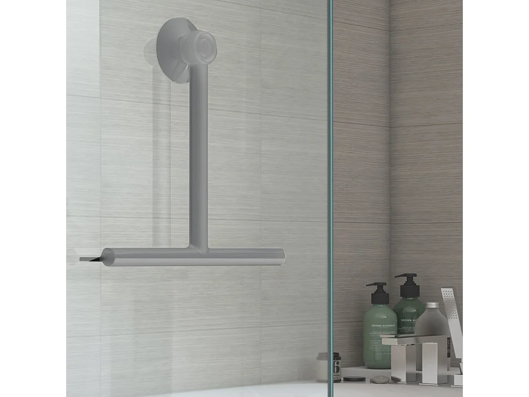 Fixation De La Ventouse De La Raclette De Douche Couleur Colombe | Sandalo