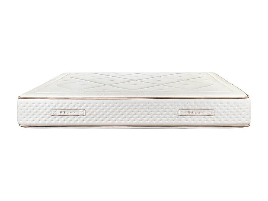 Colchón muelles ensacado Gaviota Oro 31 cm visco-grafeno-180x200-Blanco
