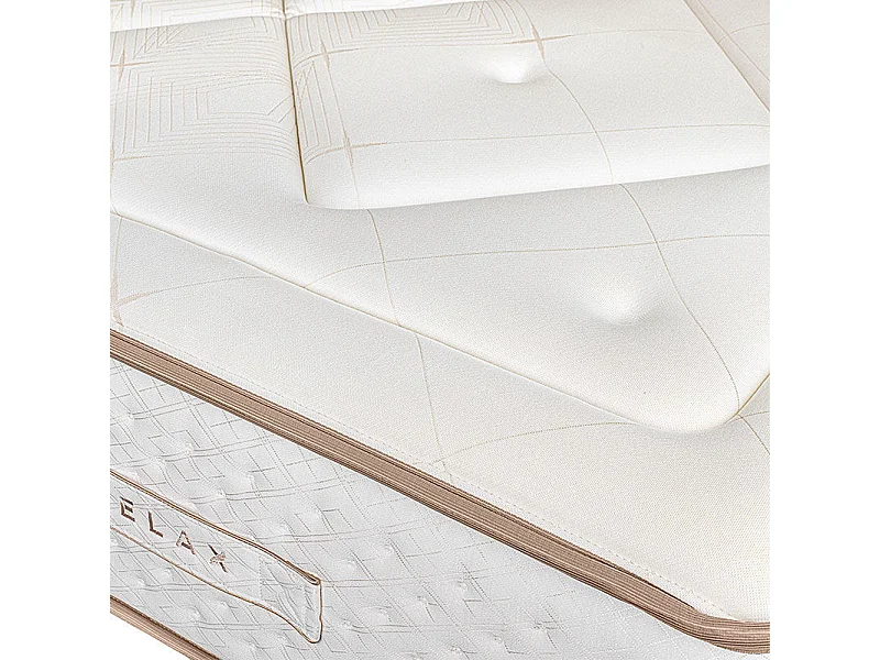 Colchón muelles ensacado Gaviota Oro 31 cm visco-grafeno-160x200-Blanco