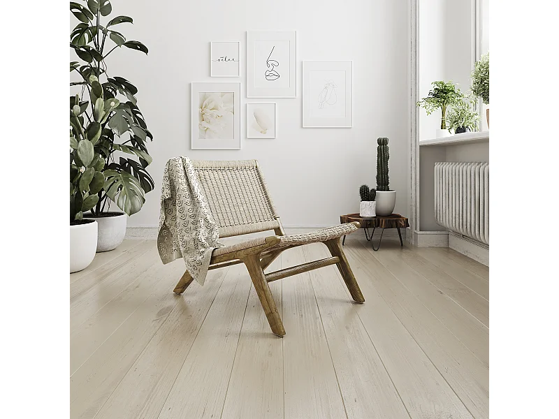 Silla de Teca y Ratán Natural HABANA