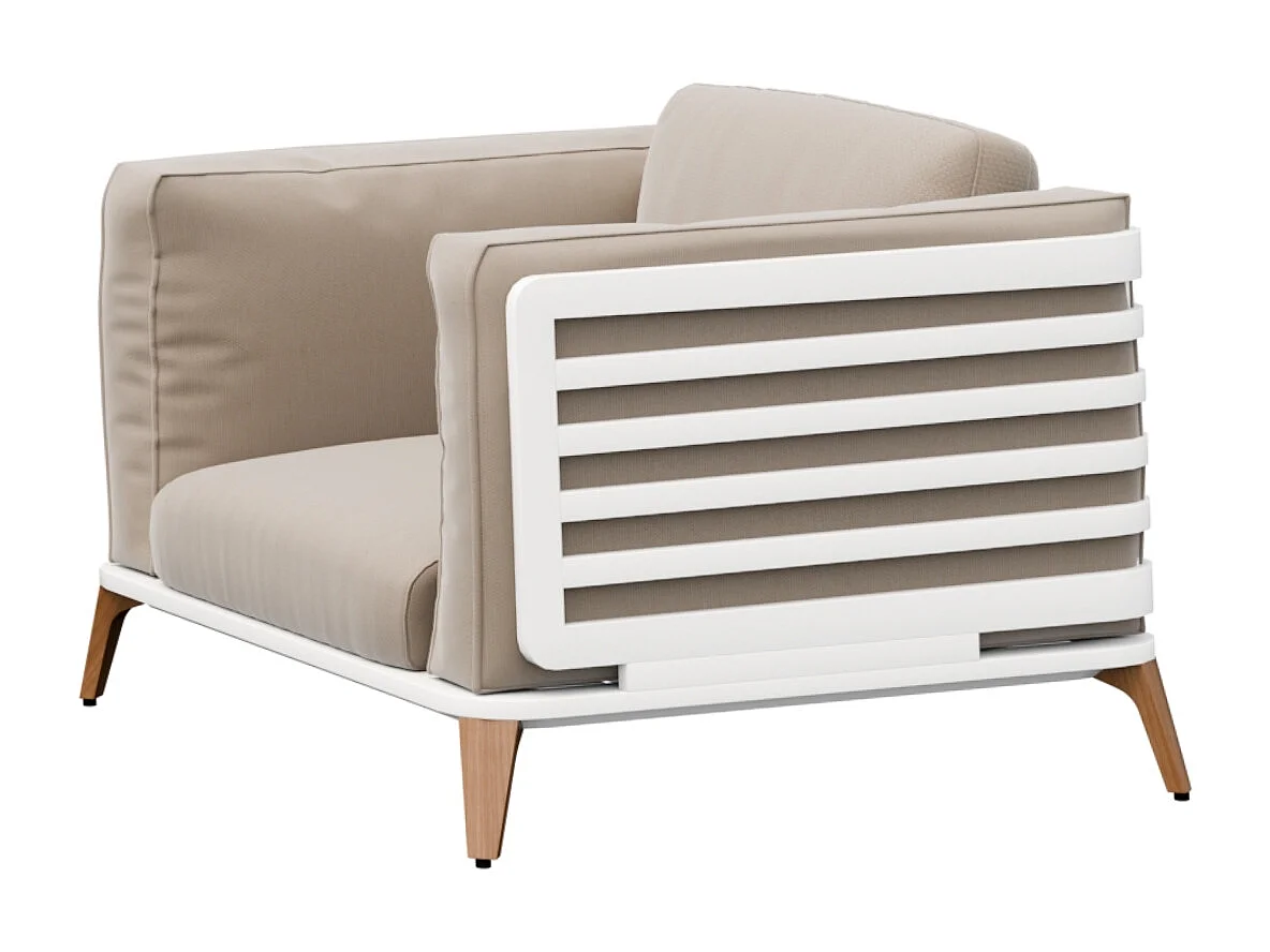 Conjunto de jardín FERRARI Blanco