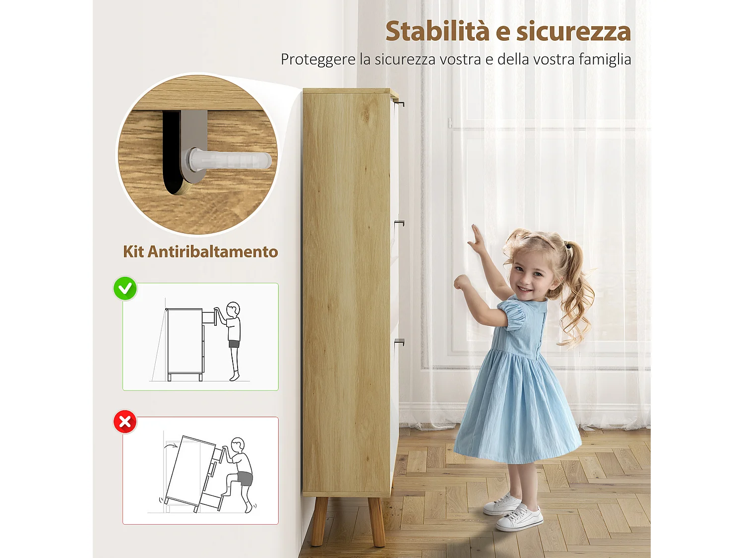 Scarpiera slim moderna 3 cassetti a ribalta 24 paia di scarpe bianco