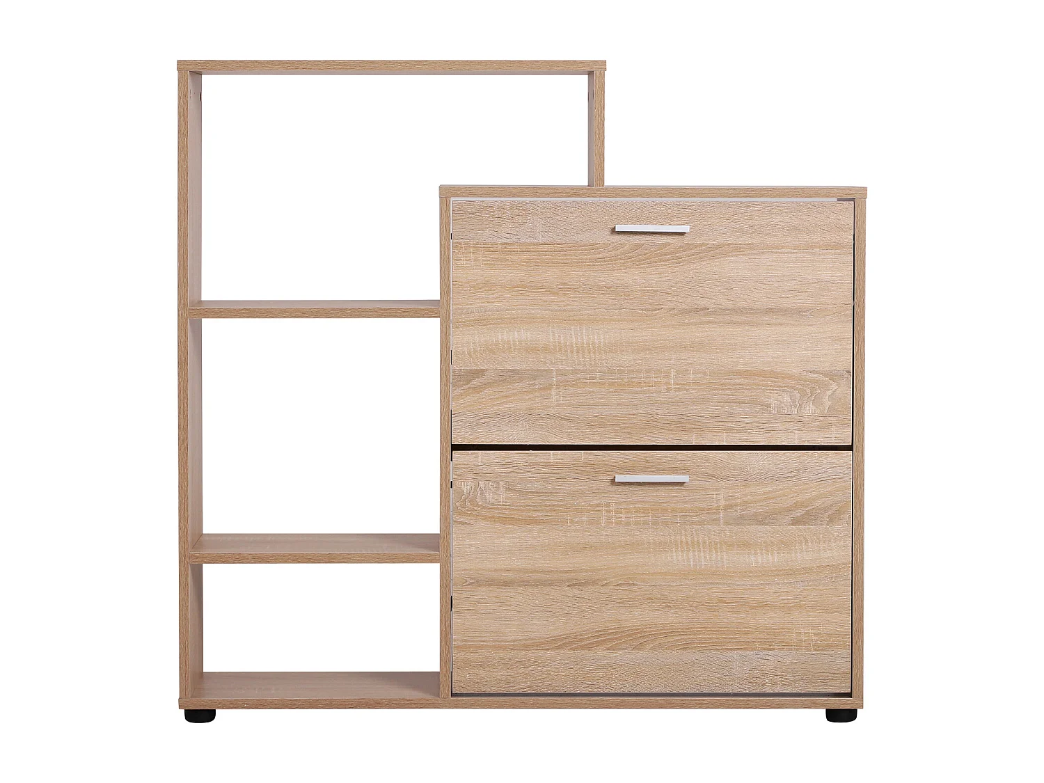 Scarpiera salvaspazio moderna 20 paia color legno