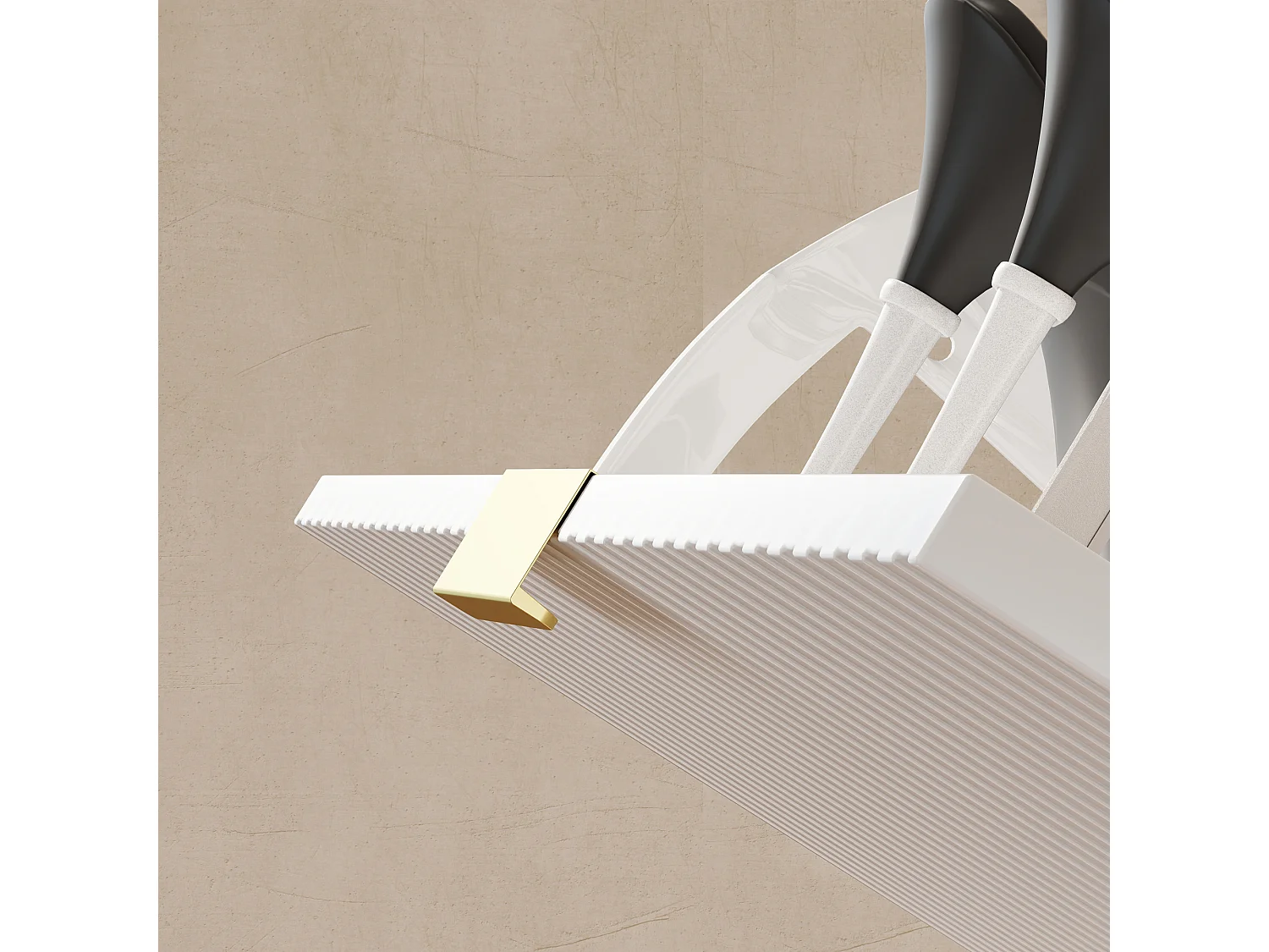 Scarpiera per 18 paia di scarpe con 3 cassetti a ribalta bianco