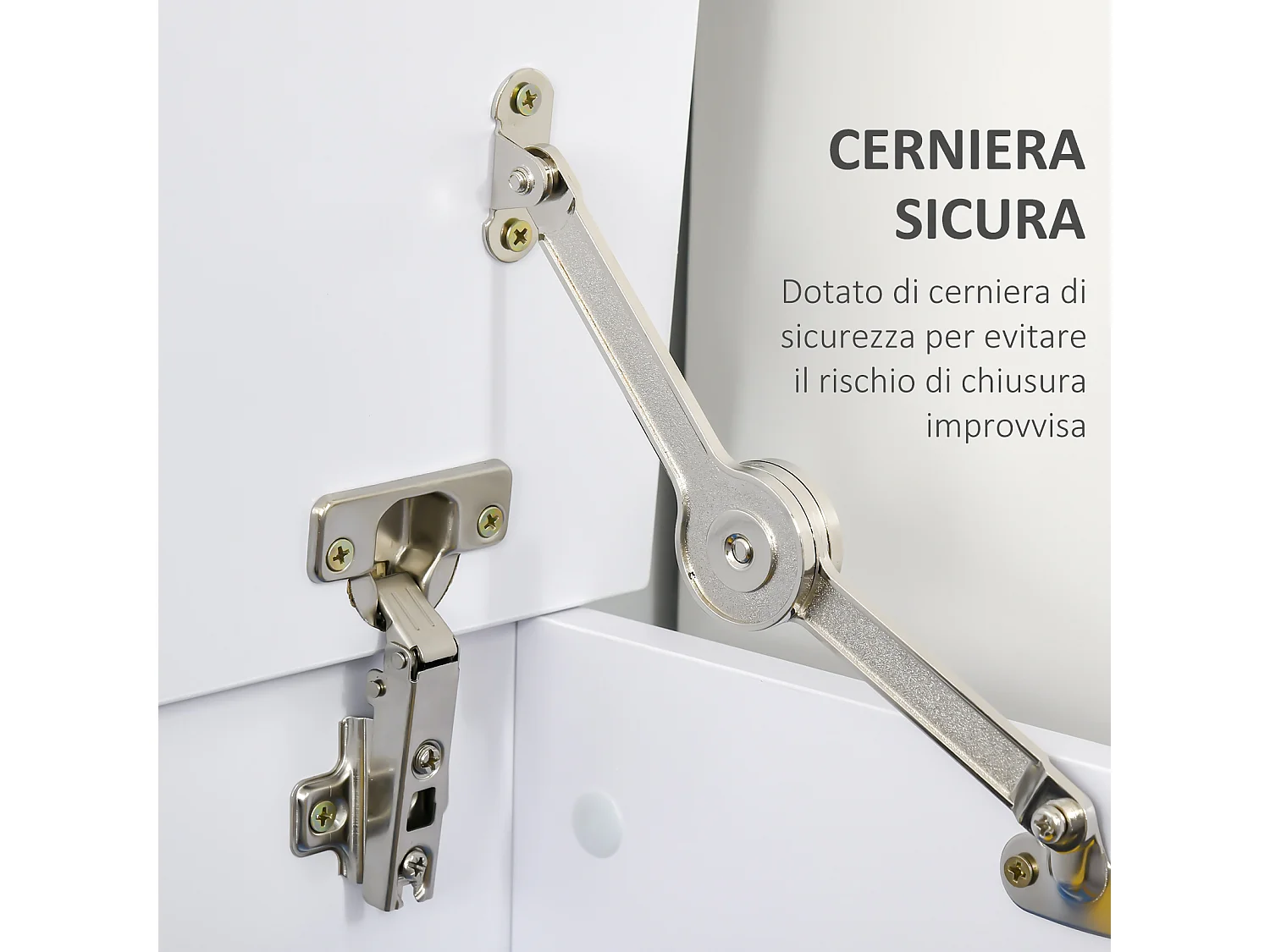 Panca contenitore in legno multiuso per camera ingresso bianco