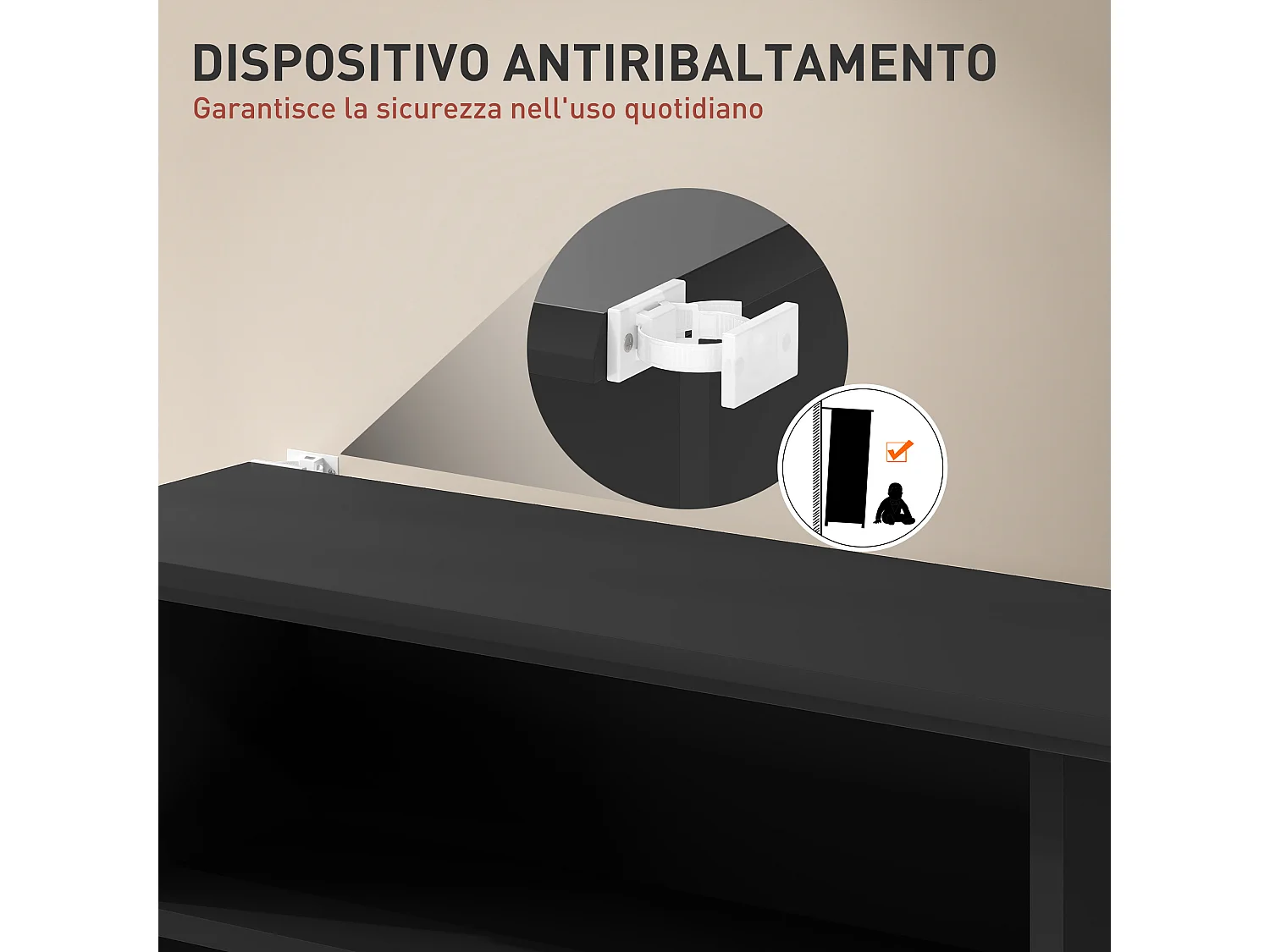 Mobile libreria a 8 ripiani per 360 cd dal design moderno