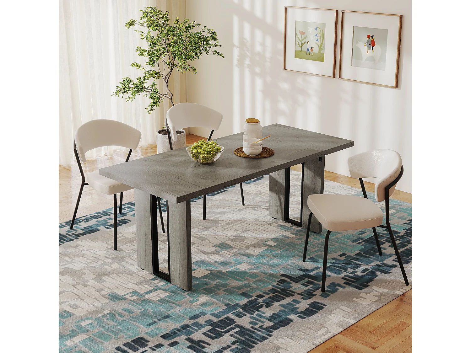 tavolo da pranzo per 8 persone, tavolo cucina con piano spesso