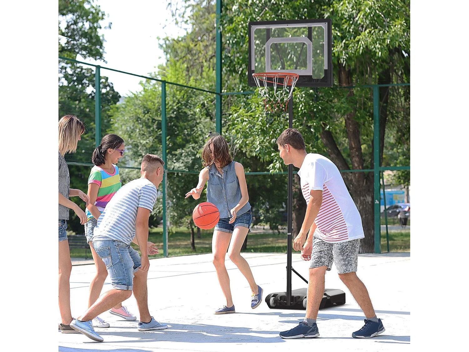 Sedia inginocchiatoio in tessuto effetto lino e legno di betulla nero