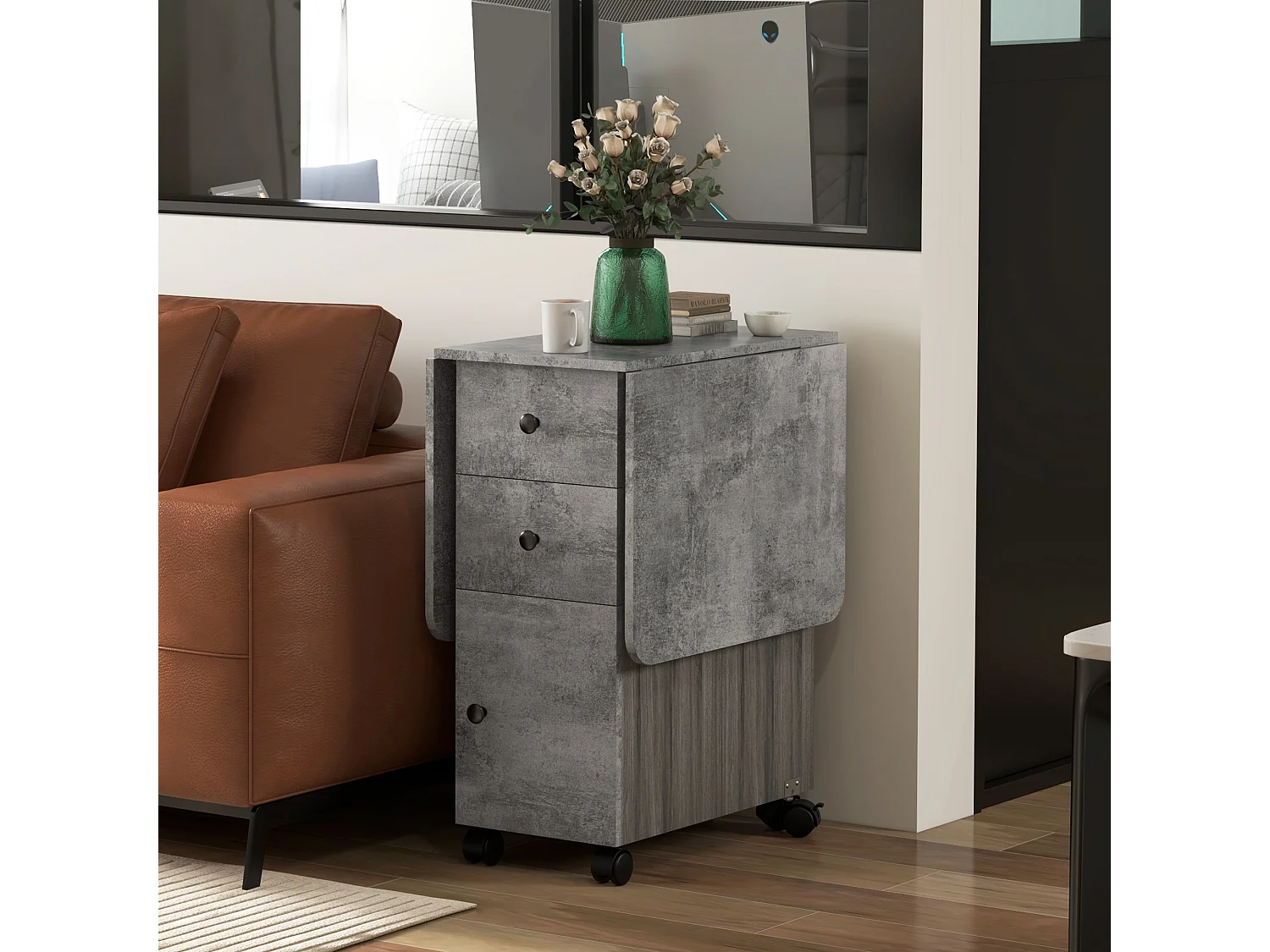 Tavolo da pranzo pieghevole tavolo cucina a ribalta