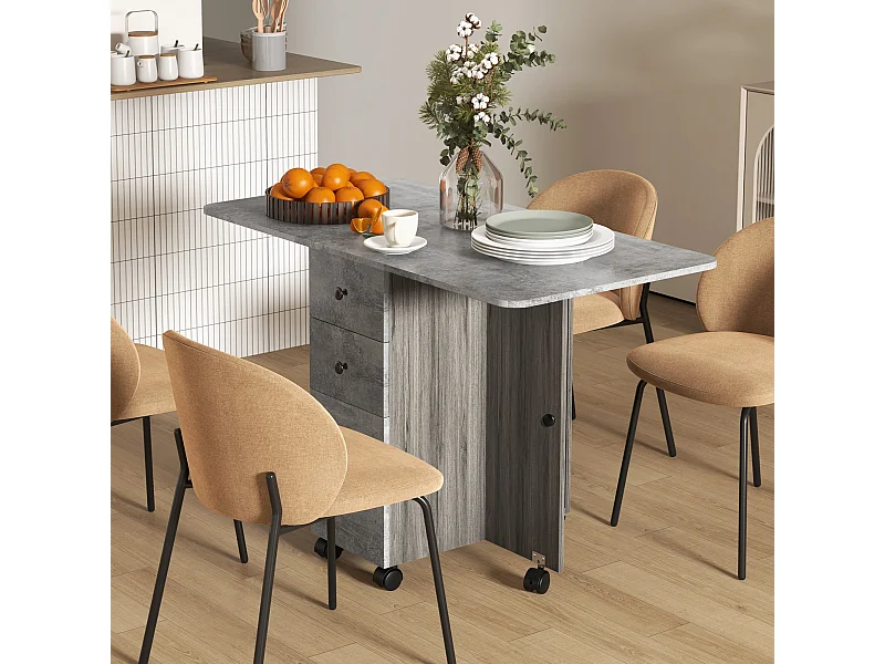 Tavolo da pranzo pieghevole tavolo cucina a ribalta