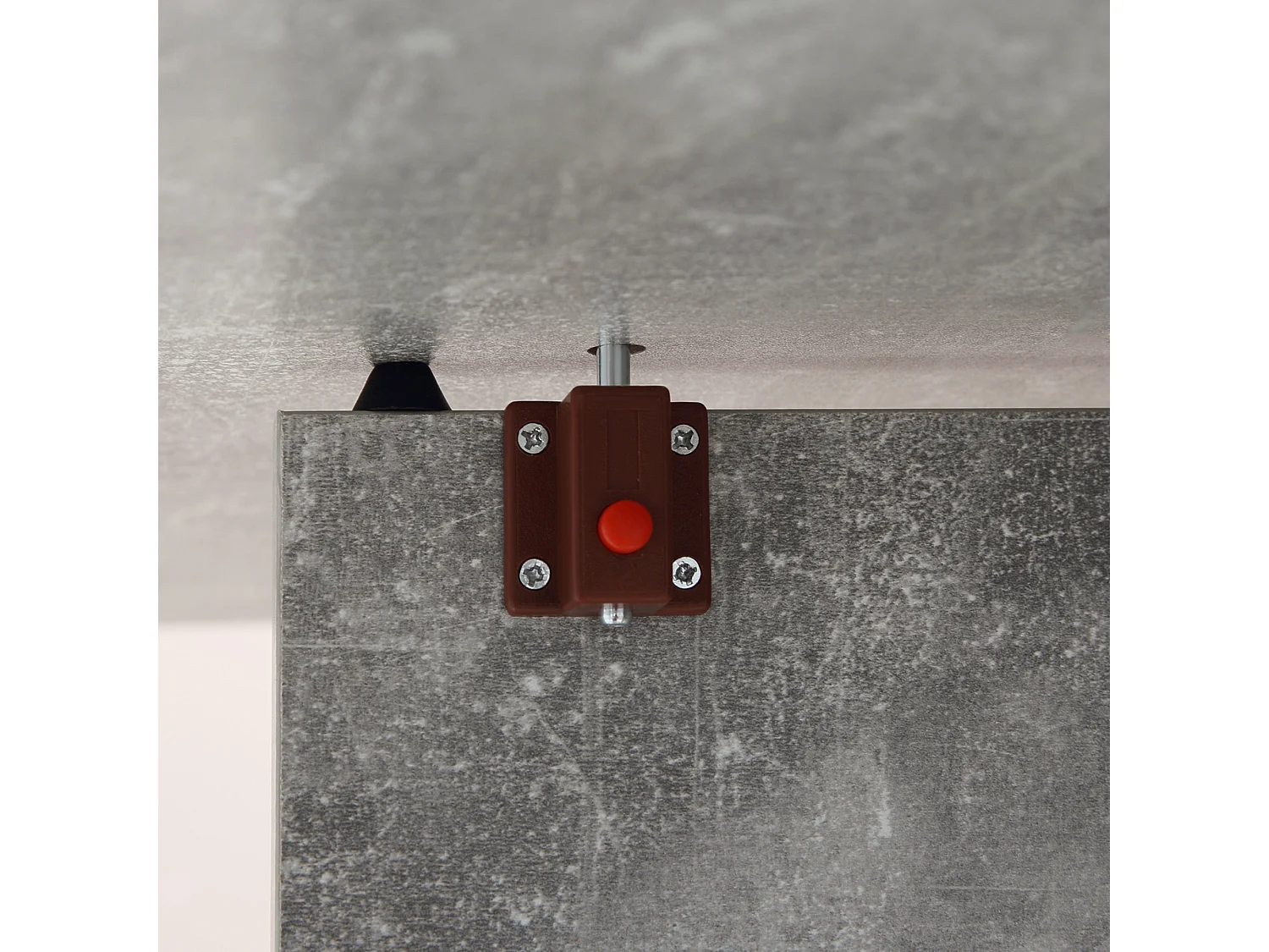 Tavolo pieghevole in legno con ruote per 4-6 persone grigio