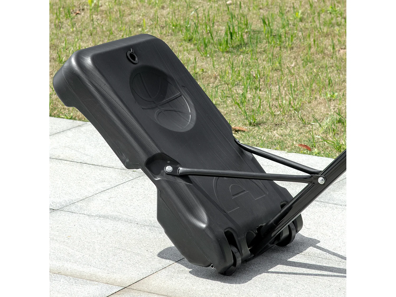 Canestro basket altezza regolabile 197.5-245cm base con ruote