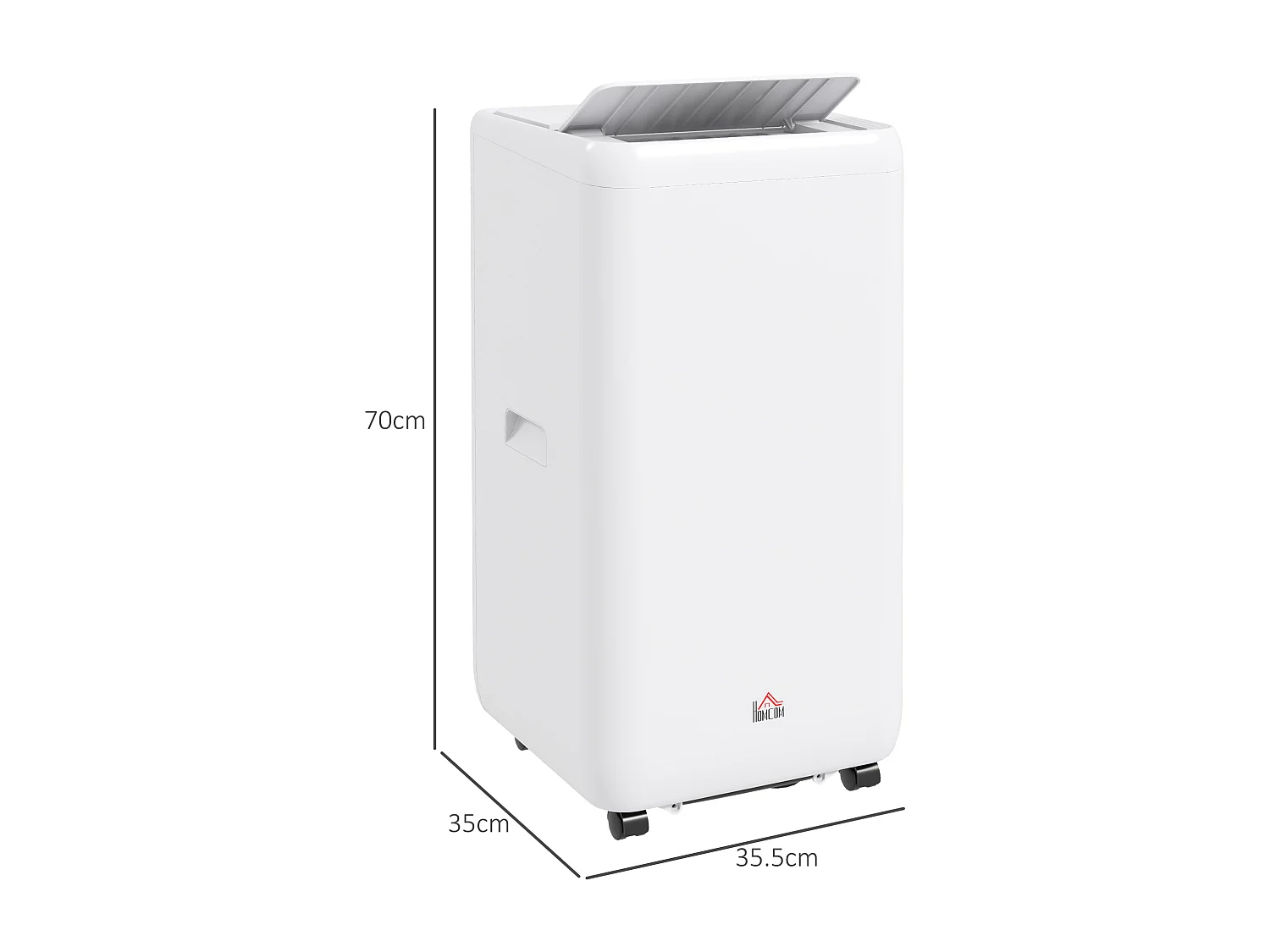 Climatizzatore portatile 12000btu 3.5kw 5 in 1 condizionatore con 2 velocità e timer 24h