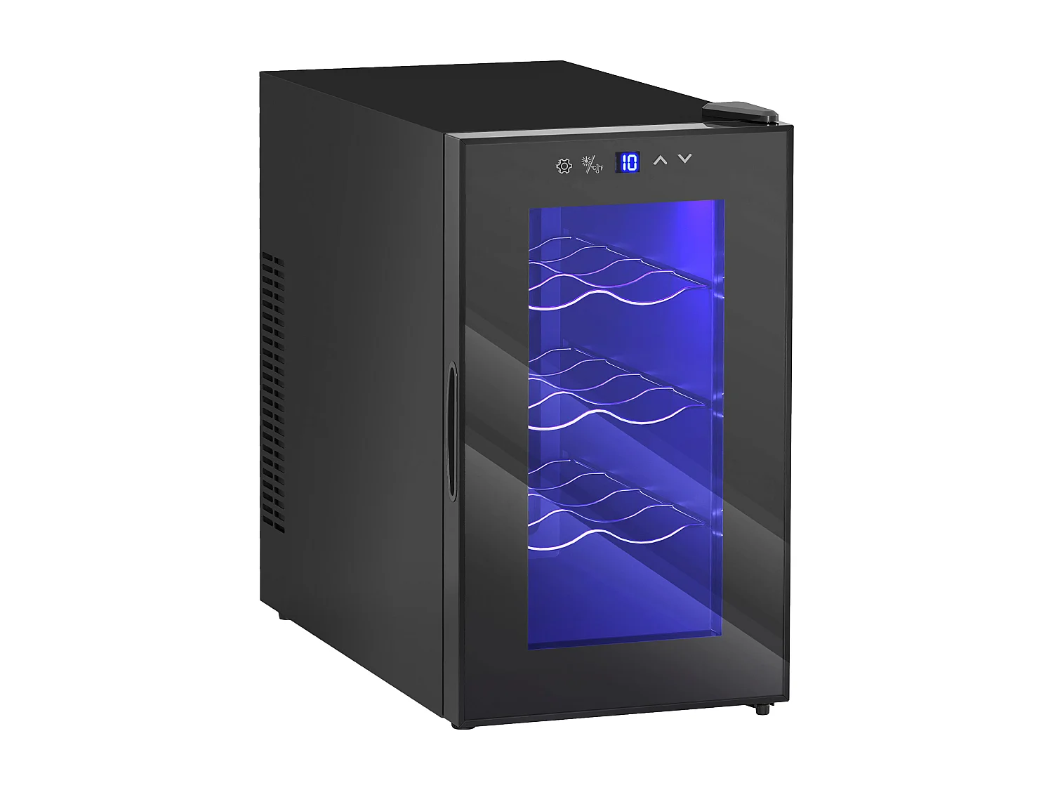 Cantinetta vino refrigerata 8 bottiglie 21l cantina vino monotemperatura 8-18℃ cantina vino bar