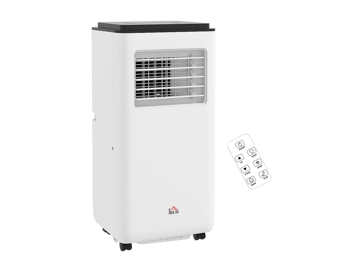Condizionatore portatile 7000 btu 2kw con 5 in 1 e timer 24h