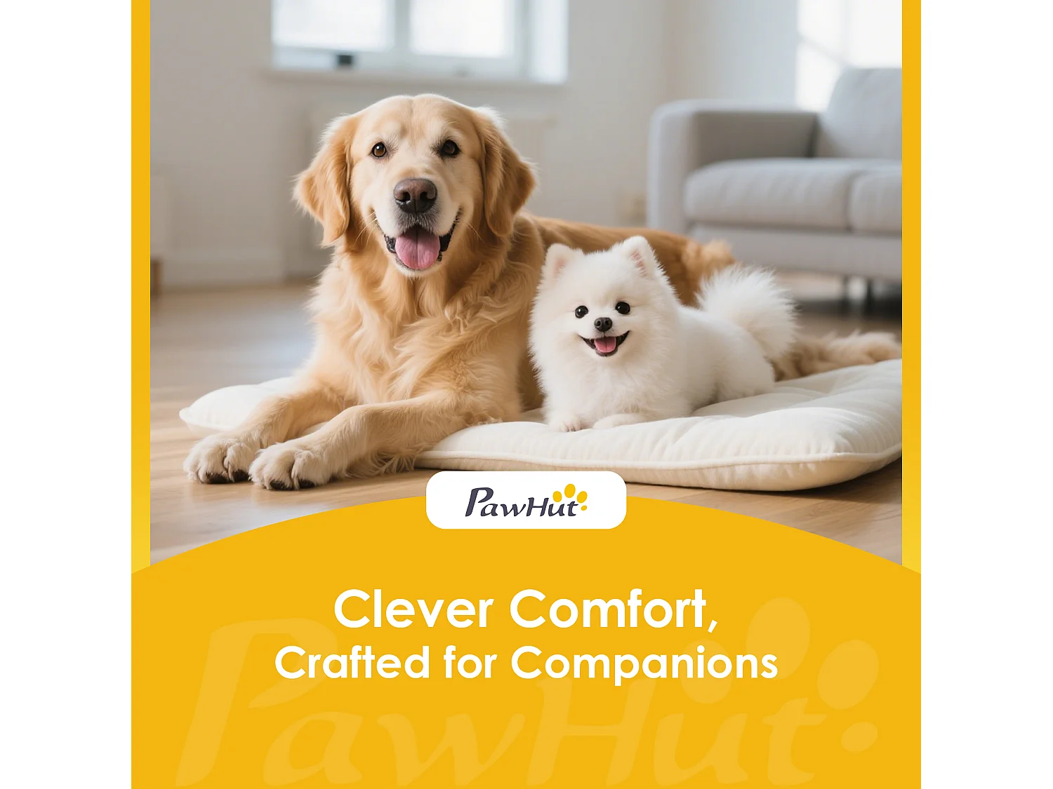 Seggiolino auto per cani piccoli antiscivolo con guinzaglio crema