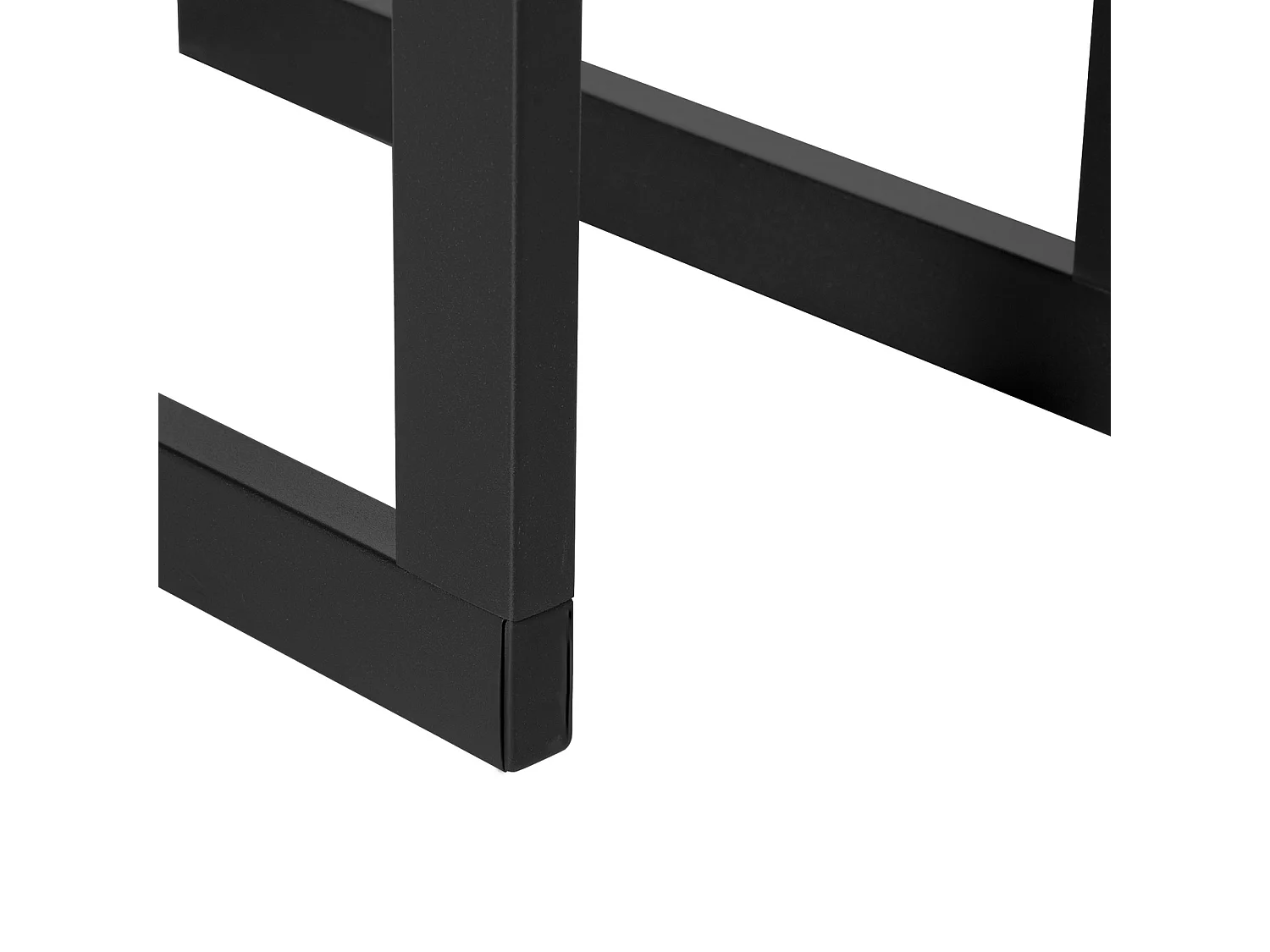 Porta legna verticale in metallo nero da interni e esterni 40x25x100cm