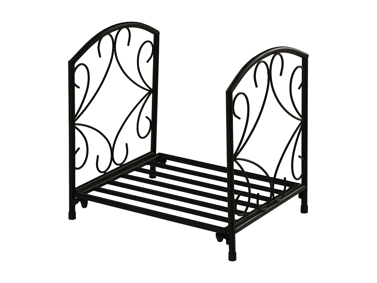 Portalegna da interno ed esterno in metallo 39.5x31.5x39.5cm