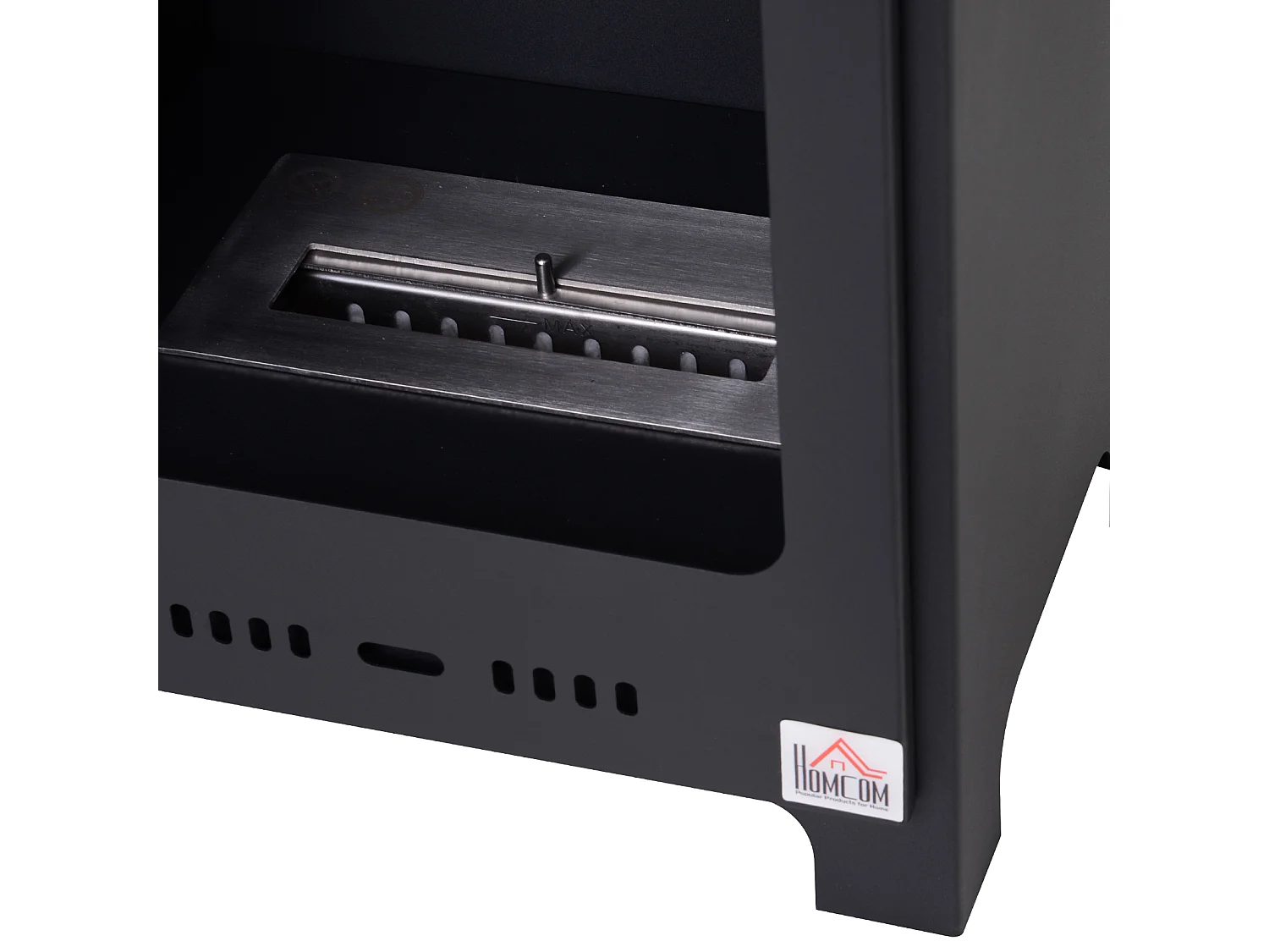 Caminetto bioetanolo 0.9l nero efficiente