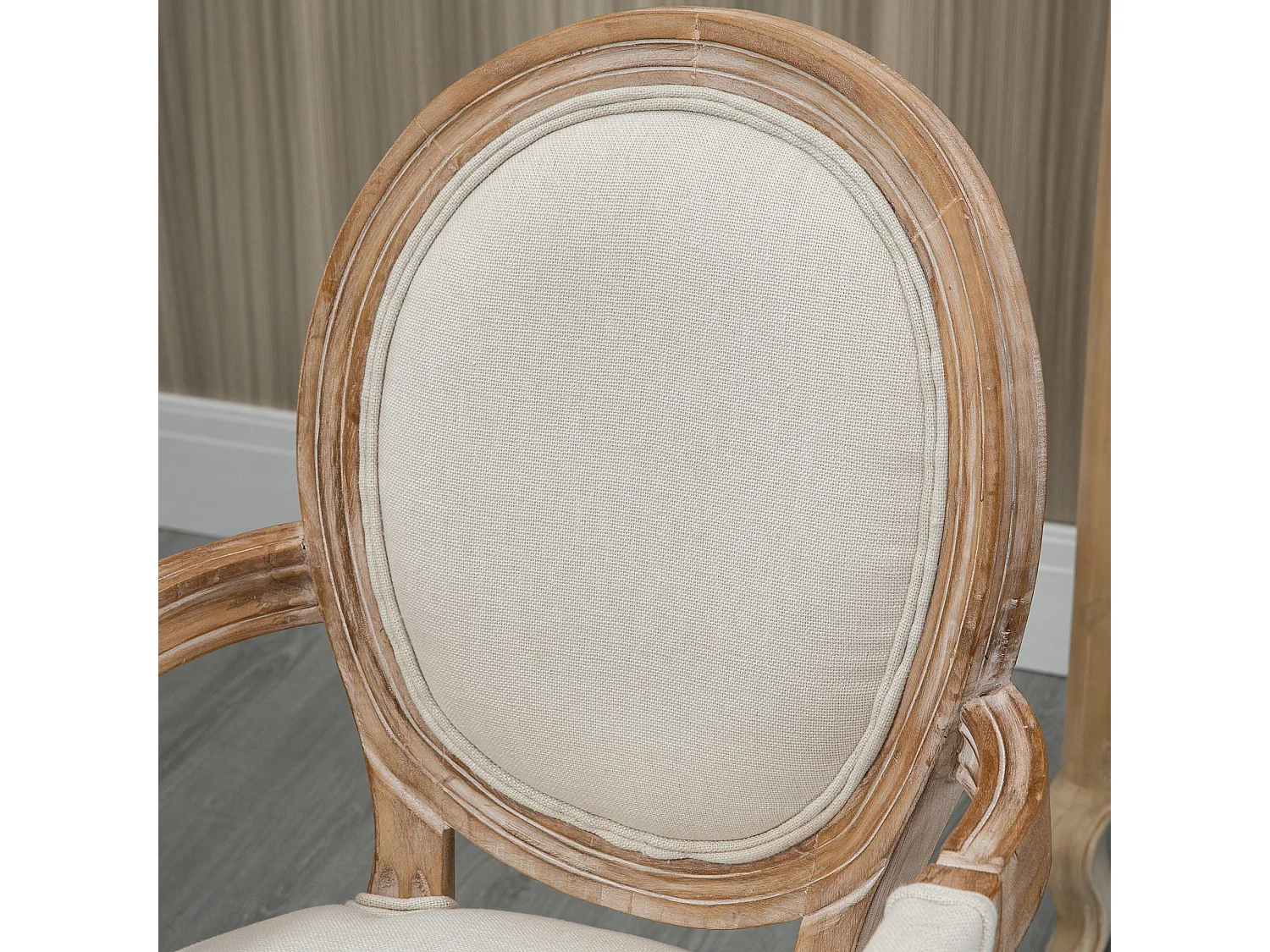 Sedia da pranzo in legno, sedia imbottita per salotto