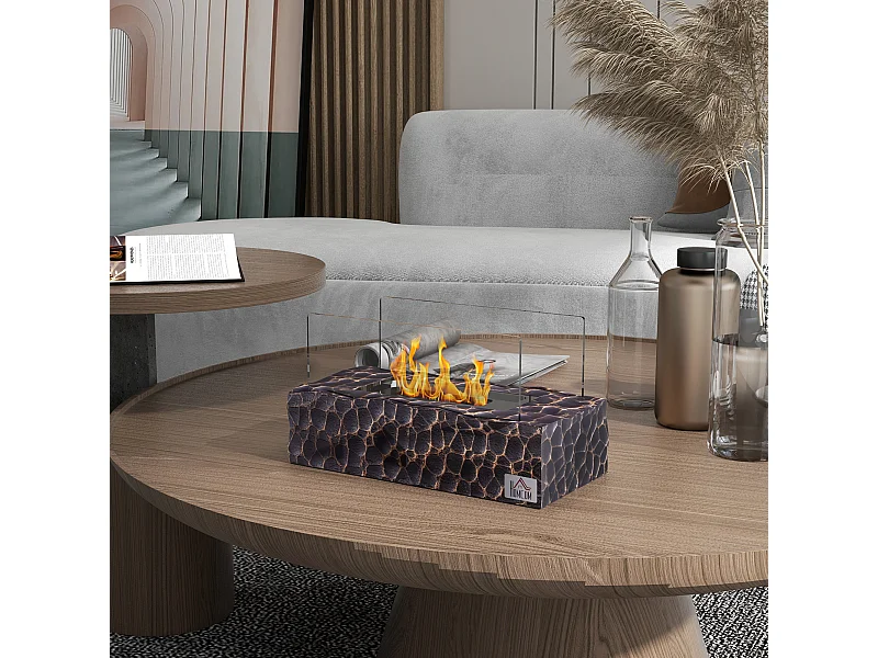 Camino a bioetanolo da tavolo bruciatore da 1.15l copertura 8㎡