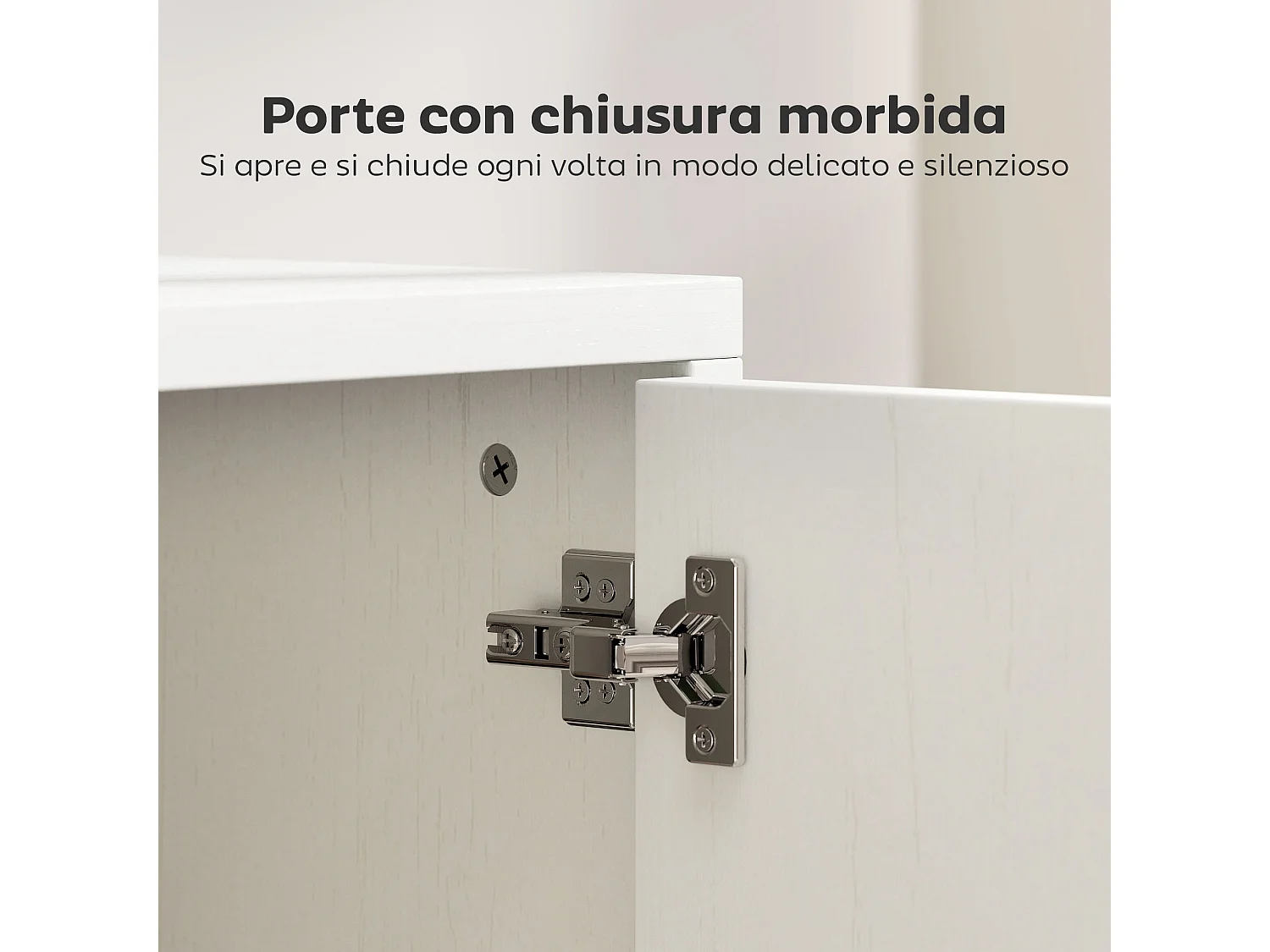 Mobile porta tv fino a 55" mobiletto tv sospeso o a terra da 120 cm