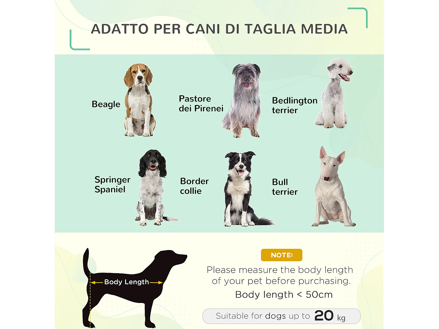 Lettino per cani rialzato con seduta traspirante nero e argento