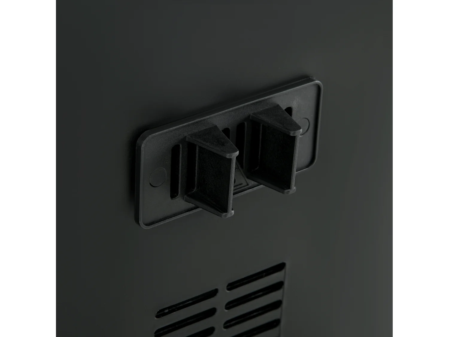 Friggitrice ad aria a 2 vaschette con timer e calore regolabile nero