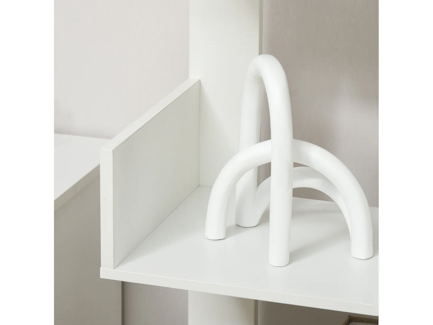 Libreria moderna ad albero 13 ripiani in legno casa e ufficio