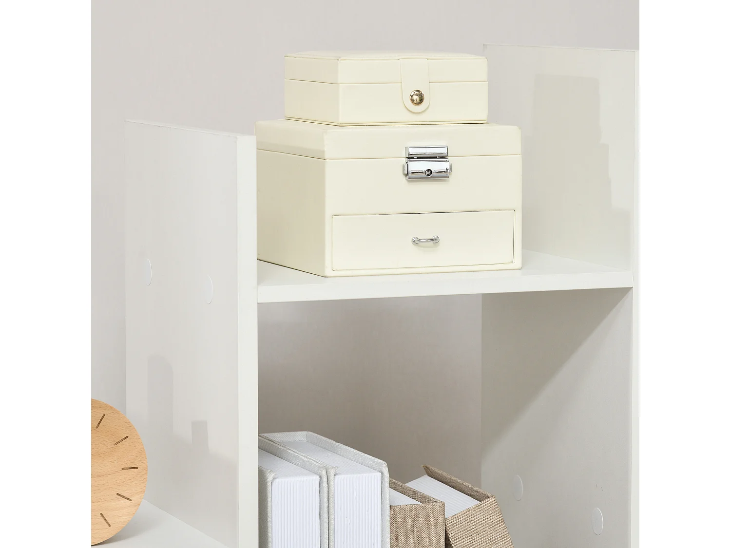 Libreria moderna ad albero 13 ripiani in legno casa e ufficio