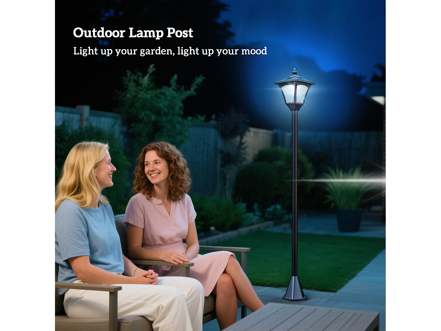 Lampione da giardino energia solare da esterno led automatica